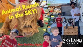 Experience the MAGIC of SkyLand Ranch's Animal Safari and Christmas Lights!