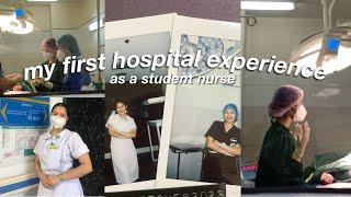 MY FIRST HOSPITAL DUTY EXPERIENCE AS A STUDENT NURSE! ‍️ | philippines