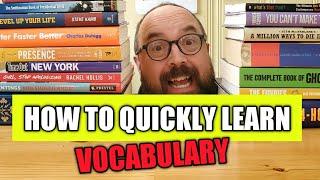 How to Quickly Learn Vocabulary : English Teacher Joe Crossman : esl lesson