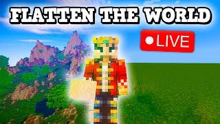 FASTEST Way to FLATTEN a MINECRAFT WORLD in Multiplayer!