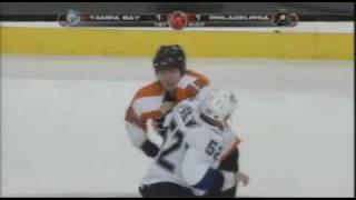 Radek Smolenak vs Arron Asham Dec 2, 2008