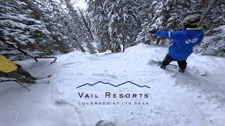 POV: Sending Cliffs and Glades at Vail Mountain 2024 [Mic'd Up]