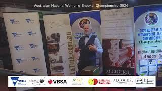 Australian National Women's Snooker Championship 2024 - Final