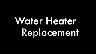 How to replace a Water heater