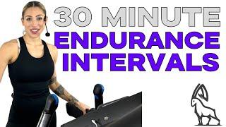 30 Min Endurance Intervals | Treadmill Follow Along!