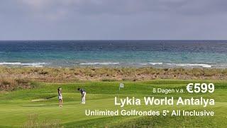 Golfvakantie Lykia World Antalya