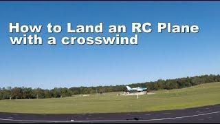 How to Land an RC Plane with a Crosswind