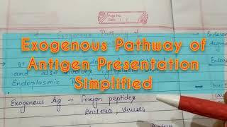 Exogenous Pathway of Antigen Presentation