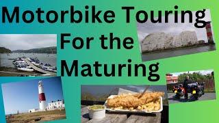 Motorbike bike touring for mature riders