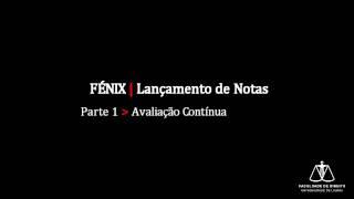 FDUL  | Fénix Lançamento de Notas de Avaliação Contínua