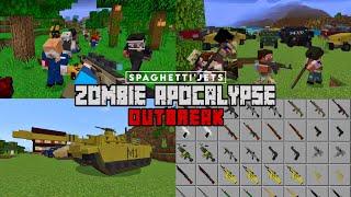 Zombie Apocalypse Outbreak v76 SpaghettiJets (Release) Addon in Minecraft PE 1.20+