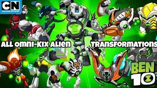 Ben 10 Reboot | Every Omni-Kix Alien Transformation | Cartoon Network