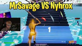 MrSavage VS Nyhrox 1v1 Buildfights