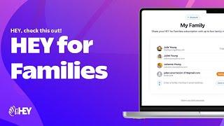 Introducing HEY for Families