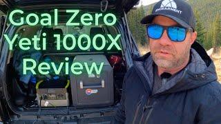 Goal Zero Yeti 1000X Review + Nomad 100 Solar Panel Part 1