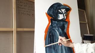 FULL PROCESS OF PAINTING OF THE WORK by BONDAREV 2023