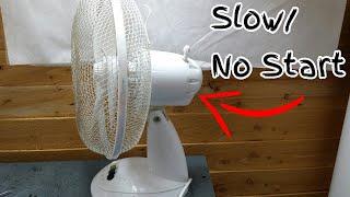 Fan Wouldn't Start/Slow Start How To Fix it.