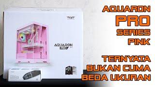 Versi PRO nih.. Cuma beda ukuran?? - Review Armaggeddon Aquaron PRO ATX Pink