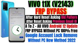 VIVO T1X Frp Bypass Android 12 Update || A To Z All VIVO Android 12 Update Frp Bypass Without PC