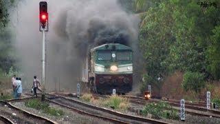 WDP3A Smoking Heavily with TVC Rajdhani !!