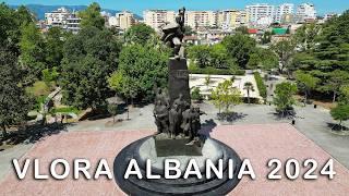 Vlora Albania 2024 - Lungomare, Historic places, City squares (Drone & GoPro 12 Footage)