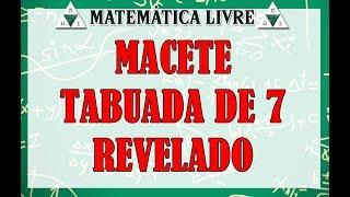 Macete Tabuada de 7