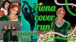 Princess Fiona Cover Run + audition chats! At Shrek The Musical London  #shrekthemusical #musical