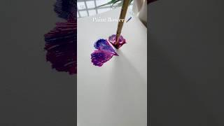 Brush Flow || Stroke Art  #RelaxingArt #OneStrokeFlowers #DIYPainting