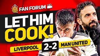 Amorim Needs Time! Consistency is Key! Liverpool 2-2 Man United | LIVE Fan's Forum