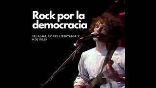 Luis Alberto Spinetta "Rock por la democracia" (27/12/1988) - Completo