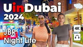 Dubai Live 24/7  Amazing JBR, Night Life [4K ] Walking Tour