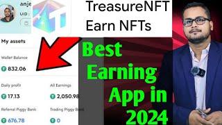 TresureNFT best Online Earnings App in india latest earning app best earning app