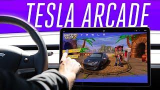 Tesla Arcade hands-on: the Model 3 is your video game console