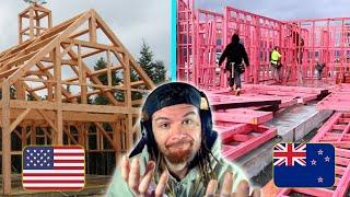 American Reacts Why is New Zealand Timber Pink???