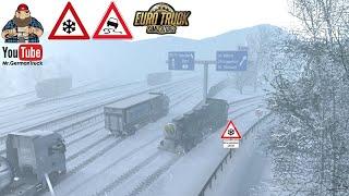 [ETS2 v1.48] Frosty Winter v9.5 + Physic Addon & Frosty Wheels Addon