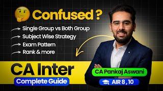 Ranker's Detailed Guide for CA Inter | How to get rank in CA Inter by AIR 10