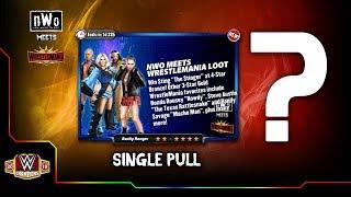 Single Pull + Macho Shards Bags - NWO meets Wrestlemania - WWE Champions