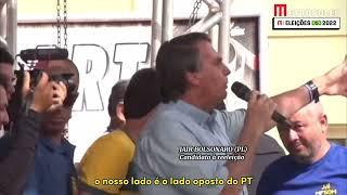 Na Bahia, Bolsonaro pede voto para ACM Neto. “Onde está o PT, estamos do outro lado”