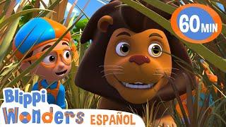 El león | Caricaturas infantiles | Moonbug en Español - Blippi Wonders