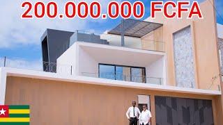 A 200.000.000 FCFA CETTE VILLA NOUVELLE CONSTRUCTION EST MISE SUR LE MARCHE A FOREVER LOME TOGO