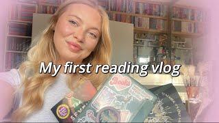 My first reading vlog // fairy loot unboxing // kindle set up ️