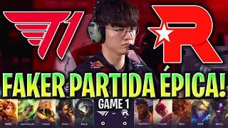 FAKER SACA AZIR EN UN PARTIDAZO ÉPICO! - T1 vs KT GAME 1 RESUMEN ESPAÑOL LCK SUMMER 2024 W3D4