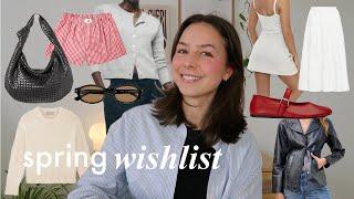 my SPRING 2024 clothing wishlist | wardrobe diaries pt. 2