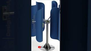 A simple Wind Turbine Prototype   #engineering #design #designwithajay #cad