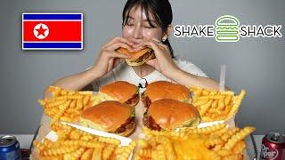 North Korean Girl tries Shake Shack for the First Time