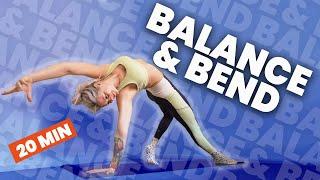 Fun balances you've probably not tried and my favourite backbends - 20 Min Yoga Class