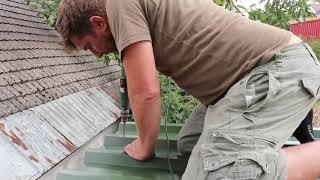 Anleitung: Neues Blechdach, Dach oder Trapezblech auf das Gartenhaus, Geräteschuppen oder Carport