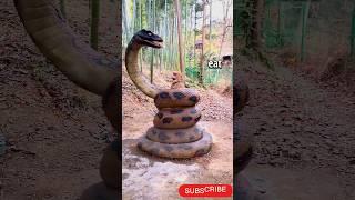 The Big Snake Eating Little Monkey| #bigsnake #mybeast