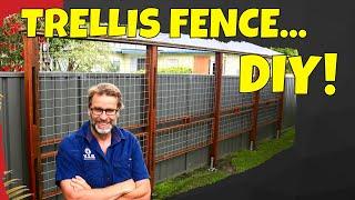 How to Build a Trellis Fence. Awesome, Easy to Build Project!