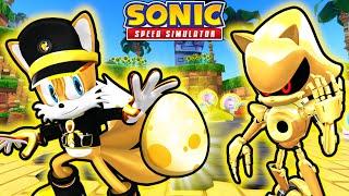 Unlocking Gold Style Tails and Gold Metal Sonic in Sonic Speed Simulator (Golden Eggs 2)